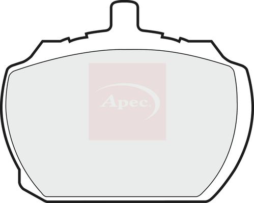 Apec PAD60 Brake Pad Set, disc brake - 1