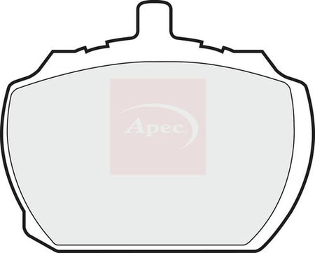 Apec PAD60 Brake Pad Set, disc brake - 1