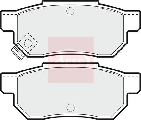 Apec PAD611 Brake Pad Set, disc brake - 1