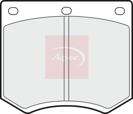 Apec PAD626 Brake Pad Set, disc brake - 1