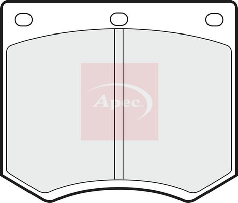 Apec PAD626 Brake Pad Set, disc brake - 1