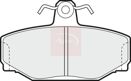 Apec PAD644 Brake Pad Set, disc brake - 1