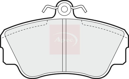 Apec PAD648 Brake Pad Set, disc brake - 1