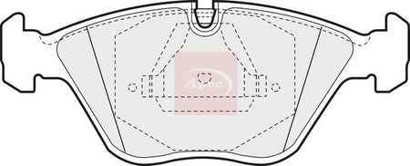Apec PAD655 Brake Pad Set, disc brake - 1
