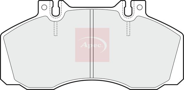 Apec PAD658 Brake Pad Set, disc brake - 1