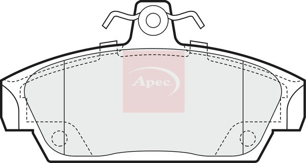 Apec PAD659 Brake Pad Set, disc brake - 1