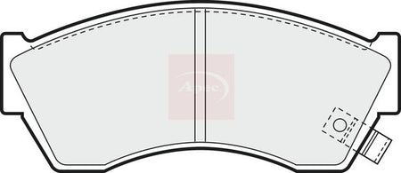 Apec PAD662 Brake Pad Set, disc brake - 1