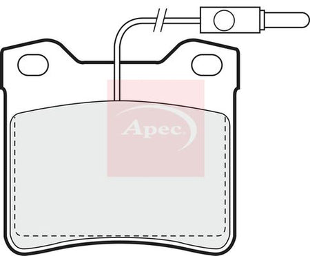 Apec PAD678 Brake Pad Set, disc brake - 1
