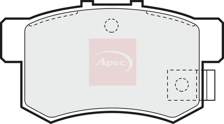 Apec PAD680 Brake Pad Set, disc brake - 1