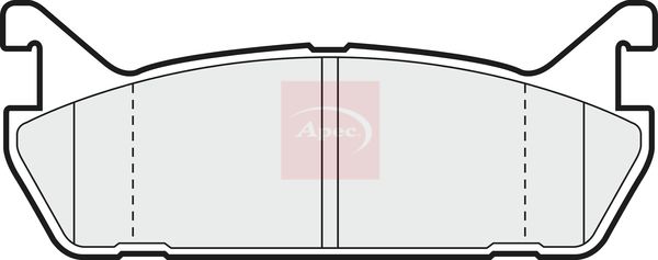 Apec PAD683 Brake Pad Set, disc brake - 1