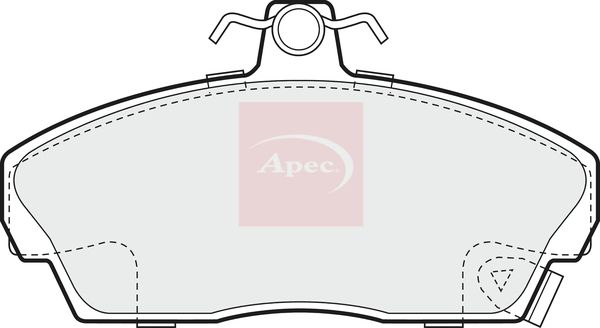 Apec PAD689 Brake Pad Set, disc brake - 1