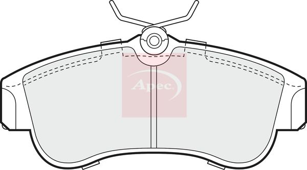 Apec PAD692 Brake Pad Set, disc brake - 1