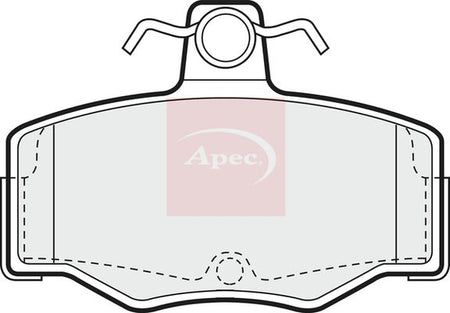 Apec PAD693 Brake Pad Set, disc brake - 1
