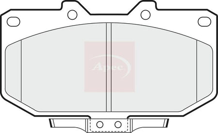 Apec PAD698 Brake Pad Set, disc brake - 1