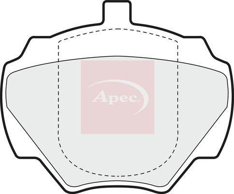 Apec PAD706 Brake Pad Set, disc brake - 1