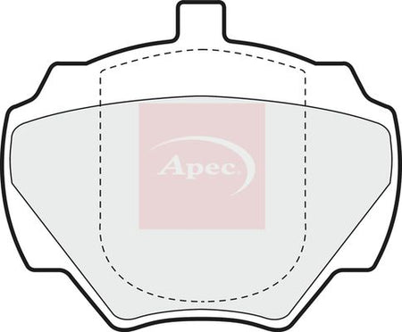 Apec PAD706 Brake Pad Set, disc brake - 1
