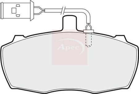 Apec PAD70 Brake Pad Set, disc brake - 1