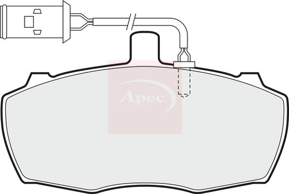 Apec PAD70 Brake Pad Set, disc brake - 1