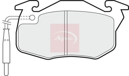 Apec PAD712 Brake Pad Set, disc brake - 1
