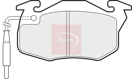 Apec PAD713 Brake Pad Set, disc brake - 1