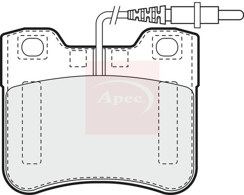 Apec PAD715 Brake Pad Set, disc brake - 1