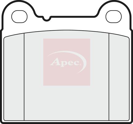 Apec PAD716 Brake Pad Set, disc brake - 1