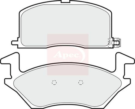 Apec PAD720 Brake Pad Set, disc brake - 1