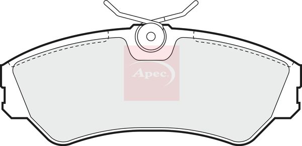 Apec PAD724 Brake Pad Set, disc brake - 1