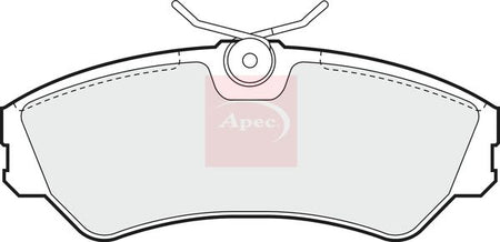 Apec PAD724 Brake Pad Set, disc brake - 1