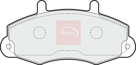 Apec PAD728 Brake Pad Set, disc brake - 1