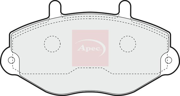 Apec PAD729 Brake Pad Set, disc brake - 1