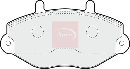 Apec PAD729 Brake Pad Set, disc brake - 1