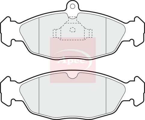Apec PAD730 Brake Pad Set, disc brake - 1