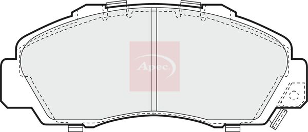 Apec PAD737 Brake Pad Set, disc brake - 1