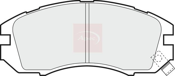 Apec PAD739 Brake Pad Set, disc brake - 1