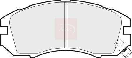 Apec PAD739 Brake Pad Set, disc brake - 1