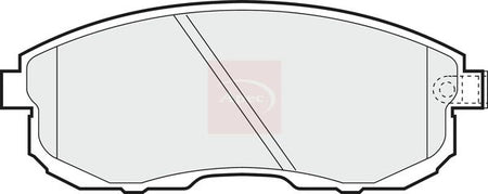 Apec PAD742 Brake Pad Set, disc brake - 1