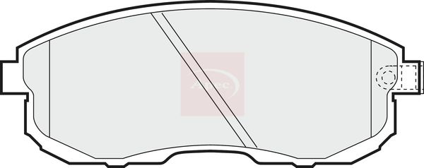 Apec PAD742 Brake Pad Set, disc brake - 1