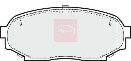 Apec PAD746 Brake Pad Set, disc brake - 1