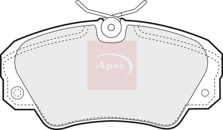 Apec PAD757 Brake Pad Set, disc brake - 1