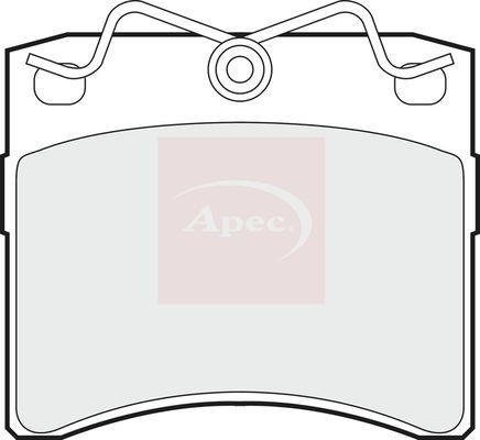 Apec PAD766 Brake Pad Set, disc brake - 1