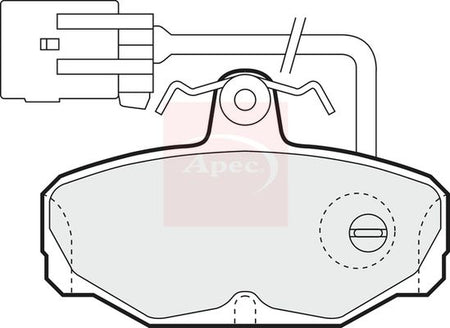 Apec PAD775 Brake Pad Set, disc brake - 1