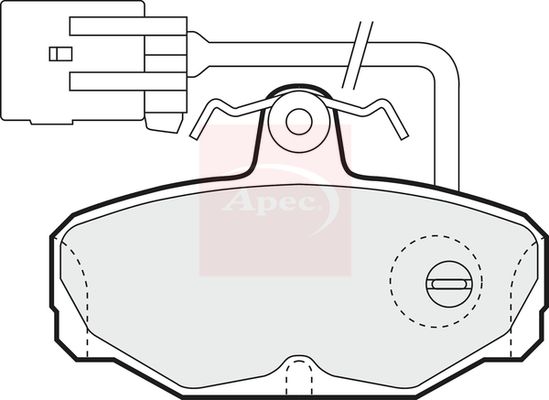 Apec PAD775 Brake Pad Set, disc brake - 1