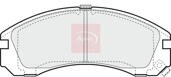 Apec PAD781 Brake Pad Set, disc brake - 1