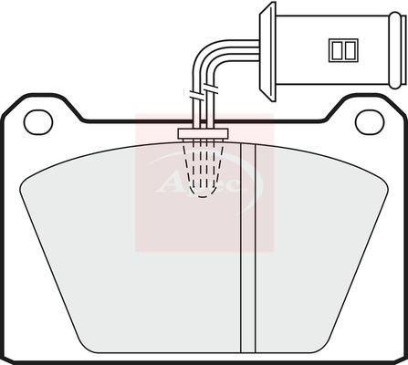 Apec PAD78 Brake Pad Set, disc brake - 1
