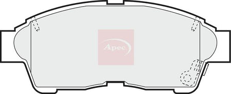 Apec PAD792 Brake Pad Set, disc brake - 1