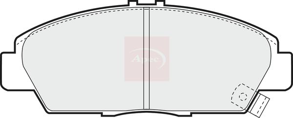 Apec PAD795 Brake Pad Set, disc brake - 1