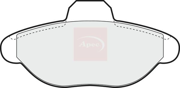 Apec PAD796 Brake Pad Set, disc brake - 1