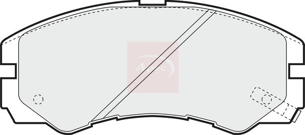 Apec PAD797 Brake Pad Set, disc brake - 1