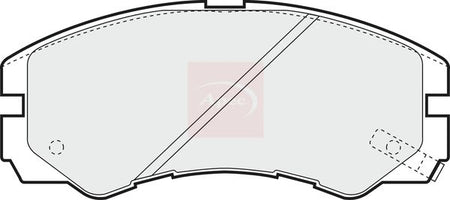 Apec PAD797 Brake Pad Set, disc brake - 1
